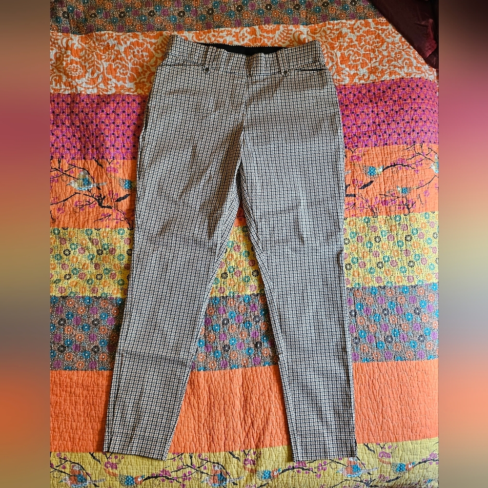 Maurices Houndstooth Pants 8 reg